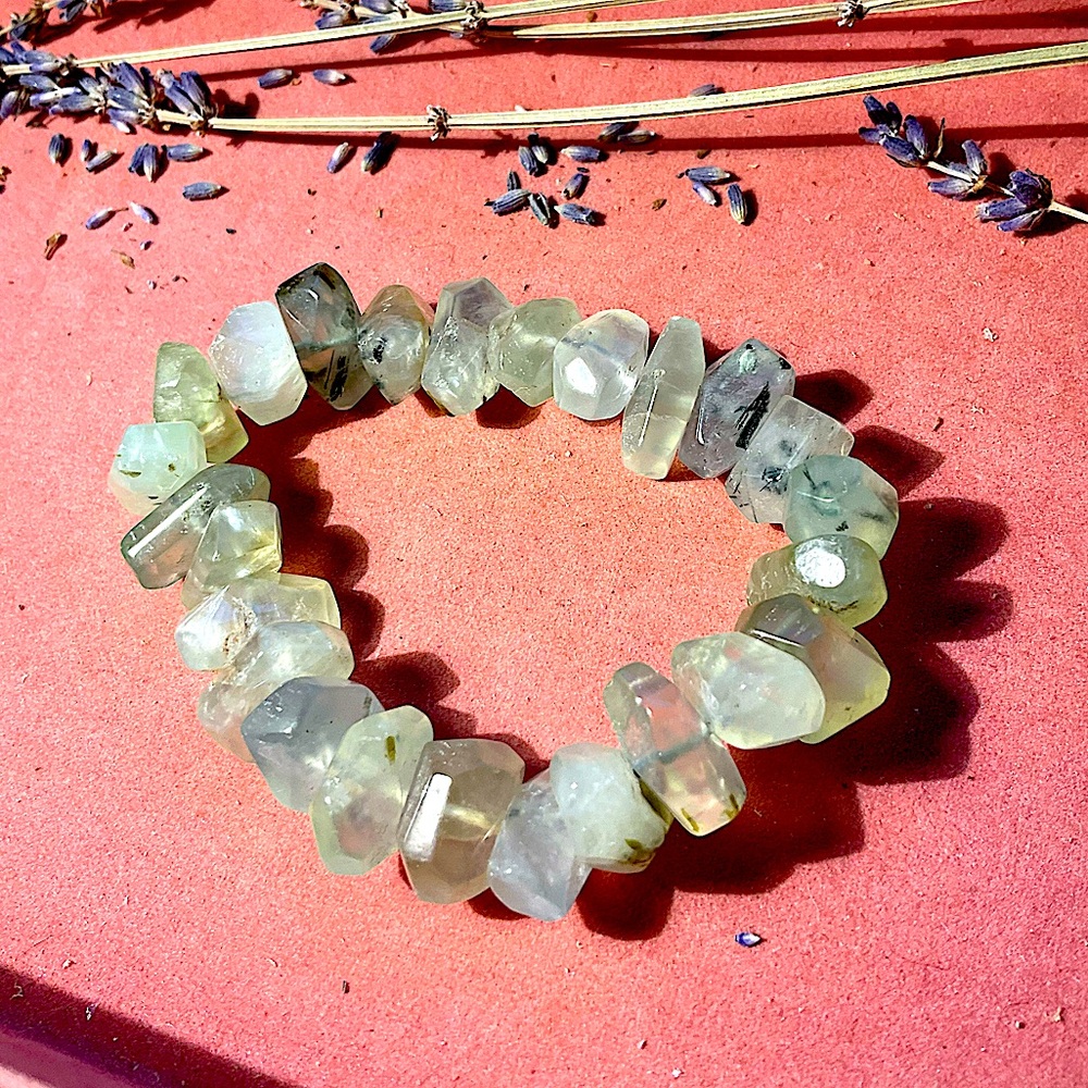 Blue-Green Aquamarine Bracelet